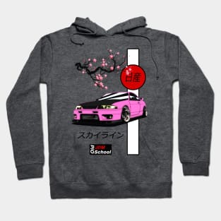 JDM R33 Pink Red Sun Edition Hoodie